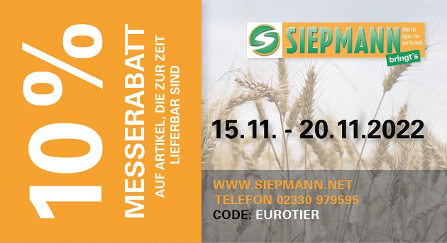 Siepmann Messerabatt Eurotier