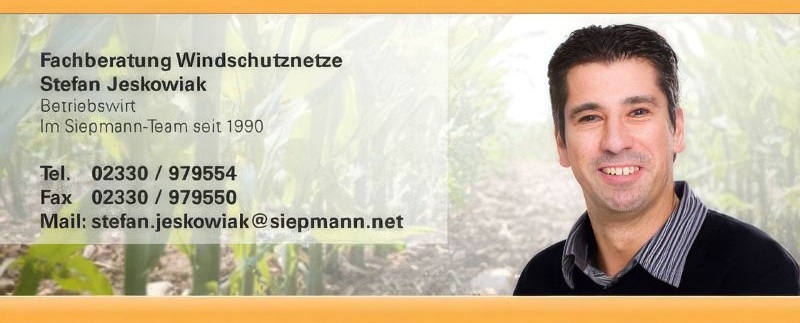 Fachberater Stefan Jeskowiak mit Telefonnummer, Faxnummer und E-Mail-Adresse