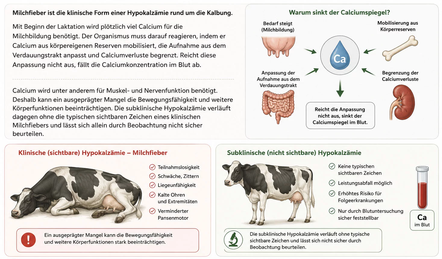 milchfieber bei milchkuhen erklart