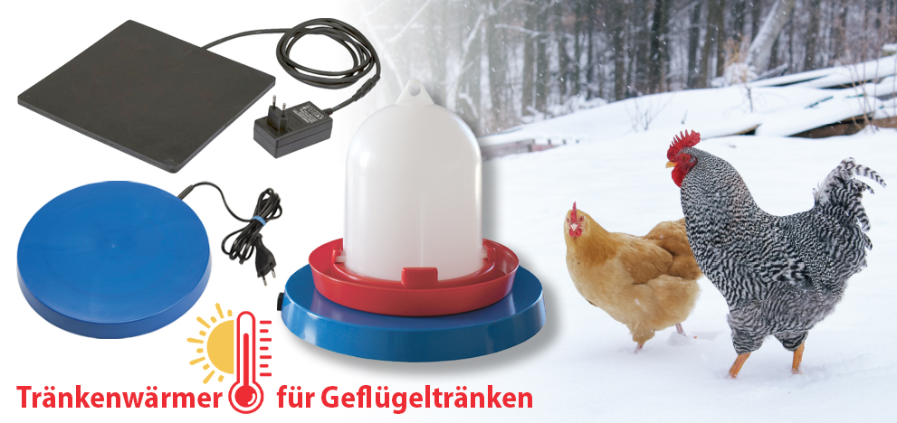 Tränkenwärmer für Geflügeltränken