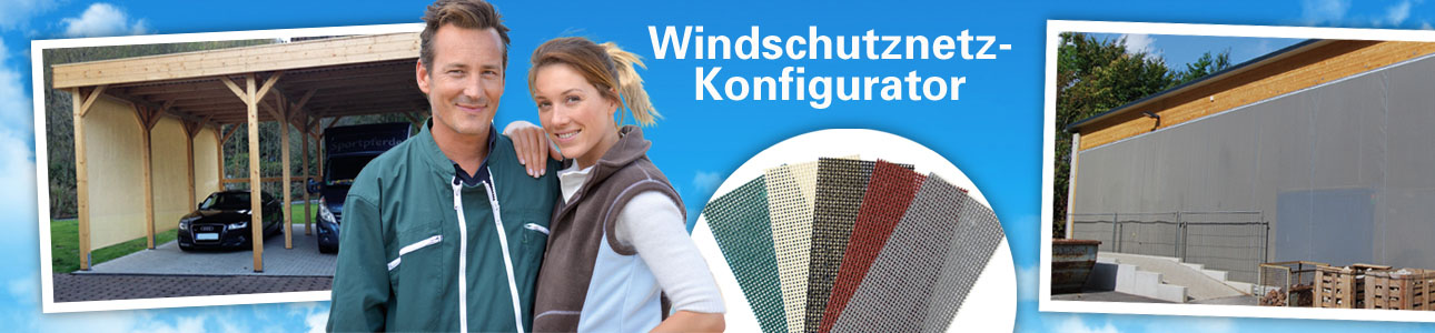 Windschutznetz-Konfigurator