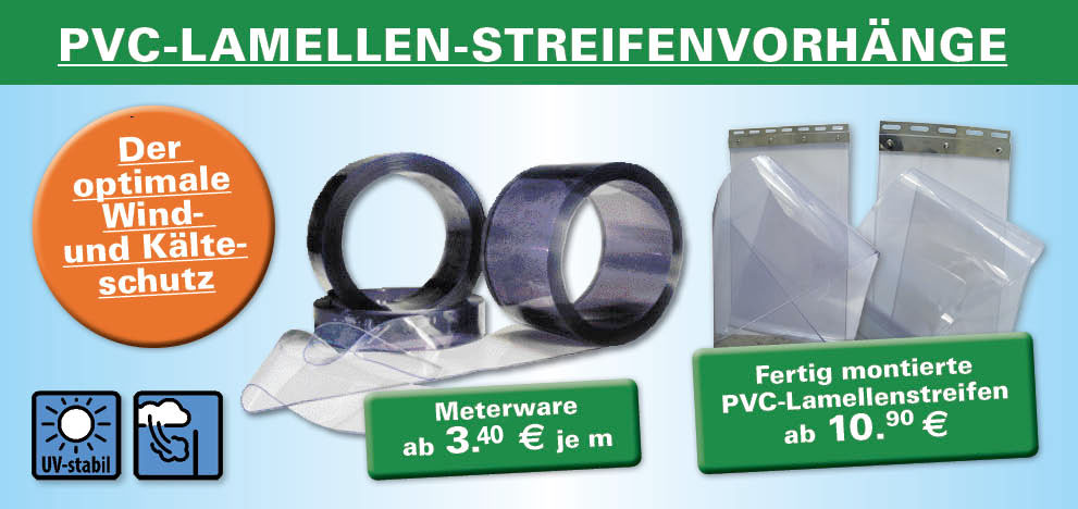 PVC-Lamellen für Durchgänge