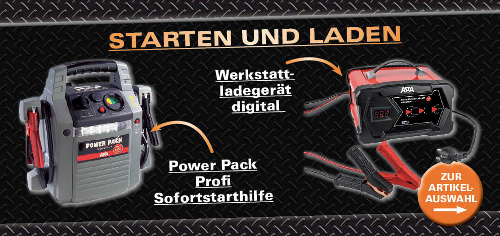 Starthilfe bei Siepmann - Ladegeräte und Power Packs
