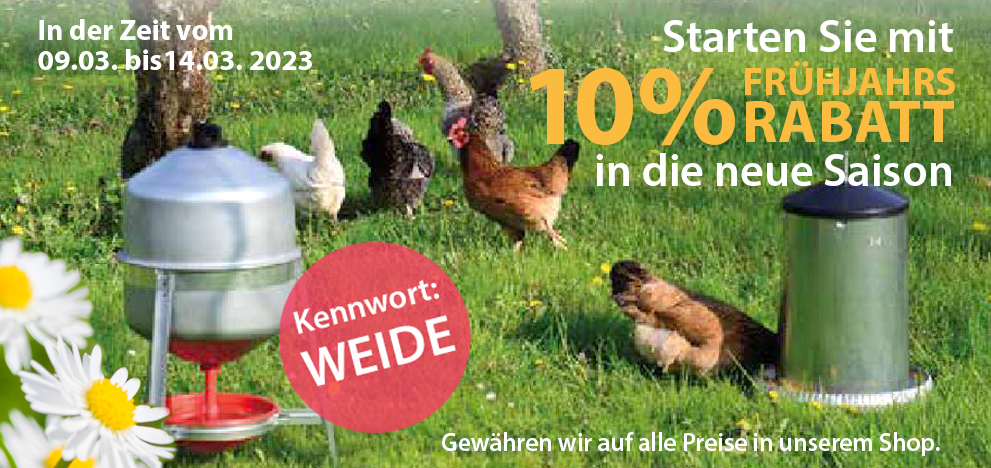 Sichern Sie sich 10% Rabatt zum Frühjahrs-Start