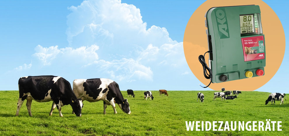 Das passende Weidezaungerät für jeden Bedarf