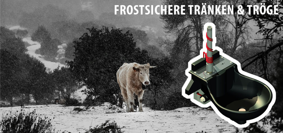 Tränkebecken und Tröge für Rinder, Kühe und Pferde