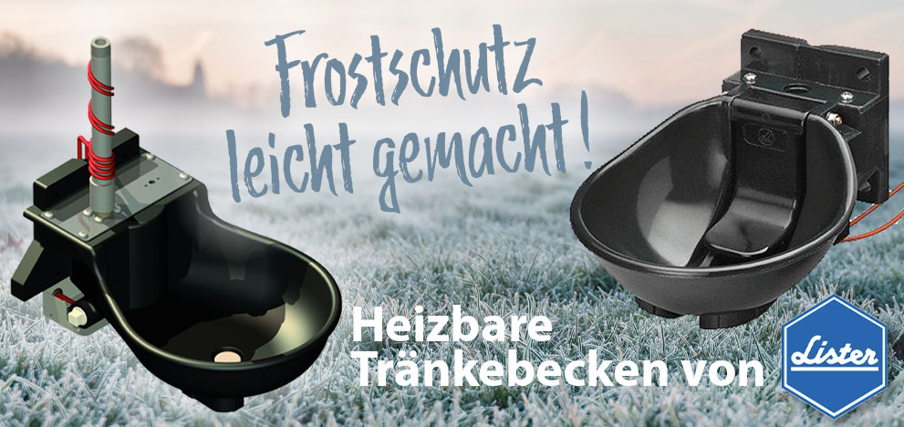 Frostschutz leicht gemacht mit heizbaren Tränken von Lister