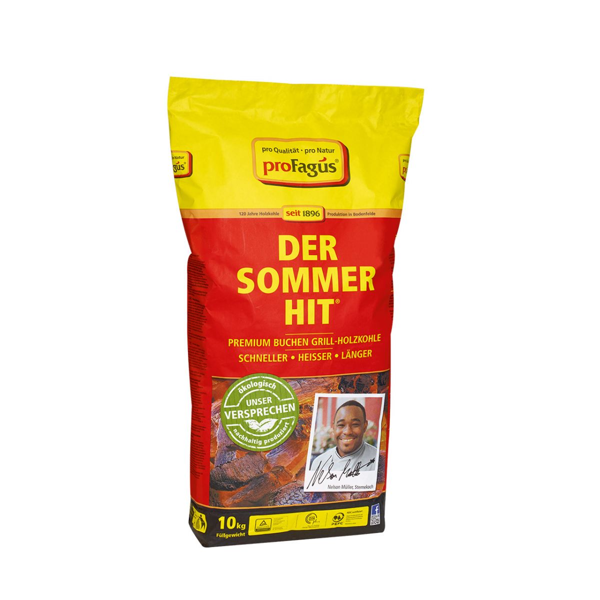 Premium Buchen Grill-Holzkohle