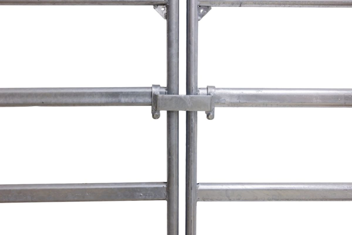 Längsverbinder für Weidepanele montiert