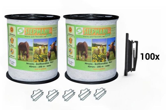 Weidezaun Frühlings-Sparset 400m