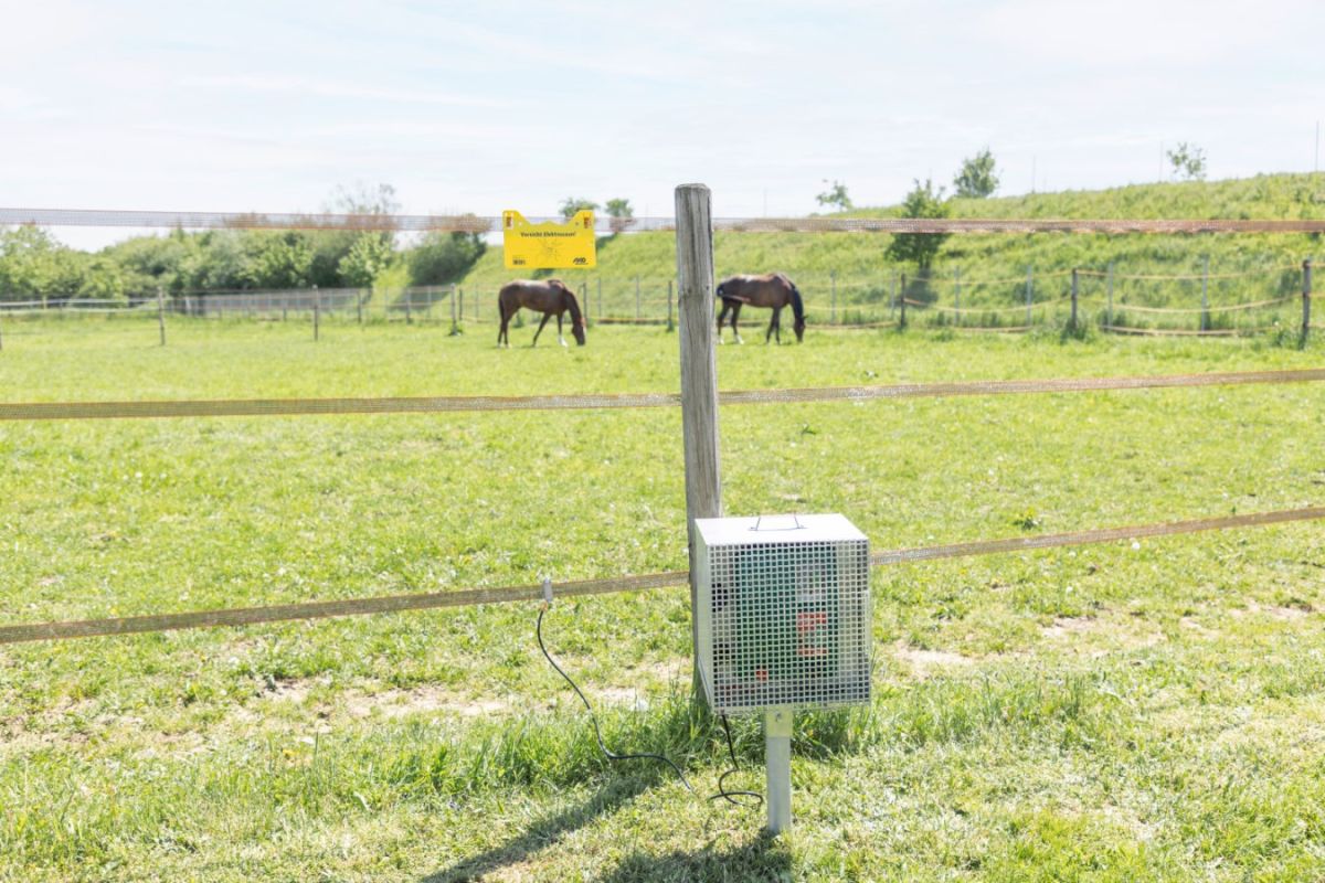 Anti-Diebstahlbox für Weidezaungeräte