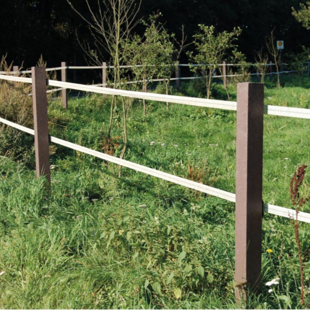 Kunststoffpfahl eckig 7x7cm