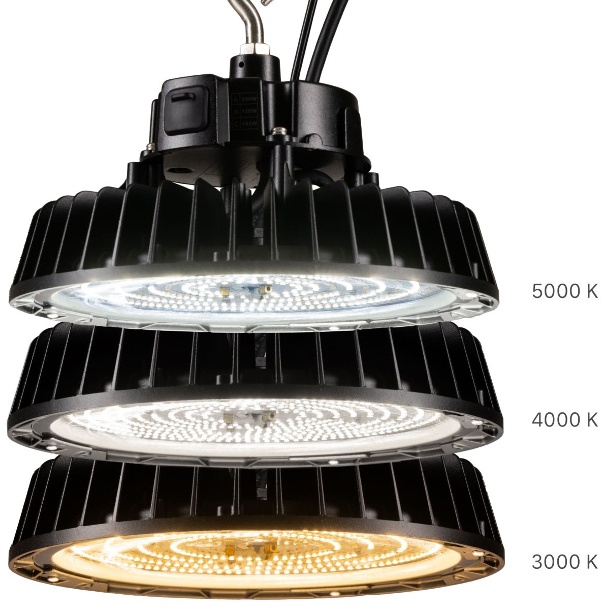 LED-Hallenstrahler 3 Lichtstufen