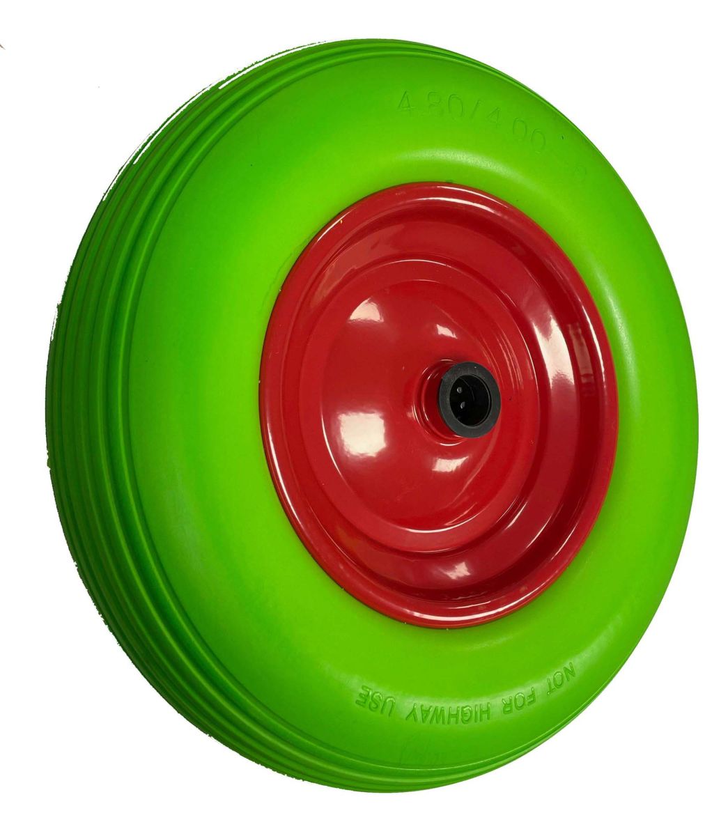 PU Rad 400x100 pannensicher – inkl. Achse 25 mm