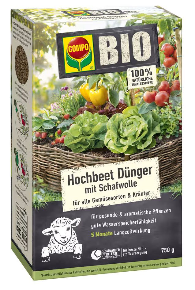 Hochbeet Dünger Bio von Compo