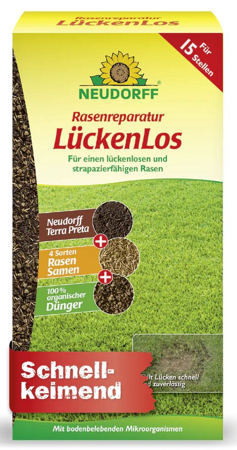 Rasenreparatur Mischung Lückenlos