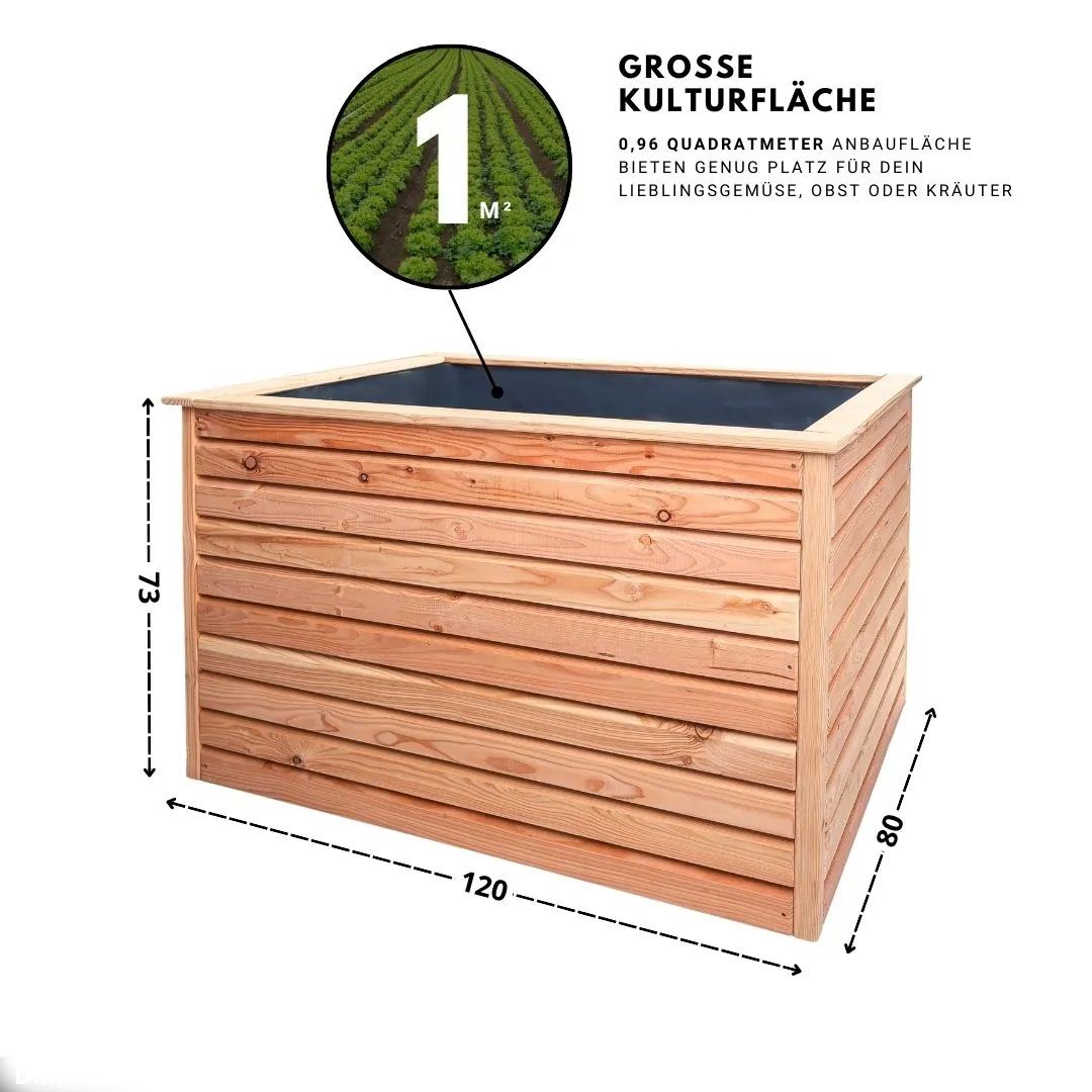 Hochbeet Lärche-Rhombus