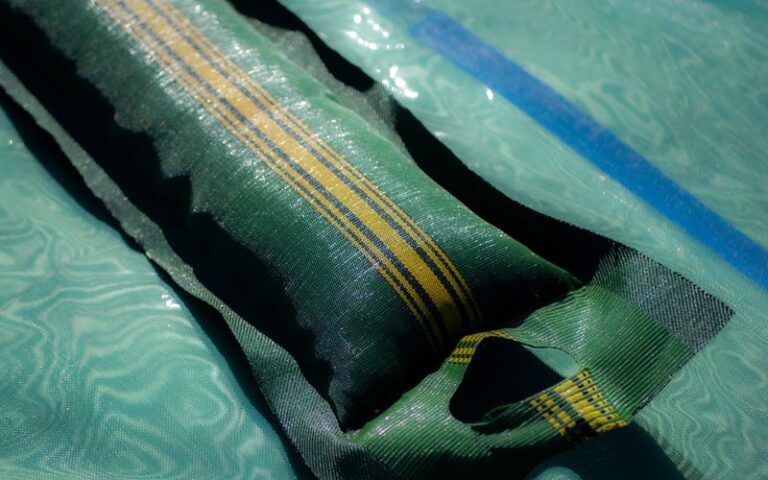 Silosack mit Bindedraht