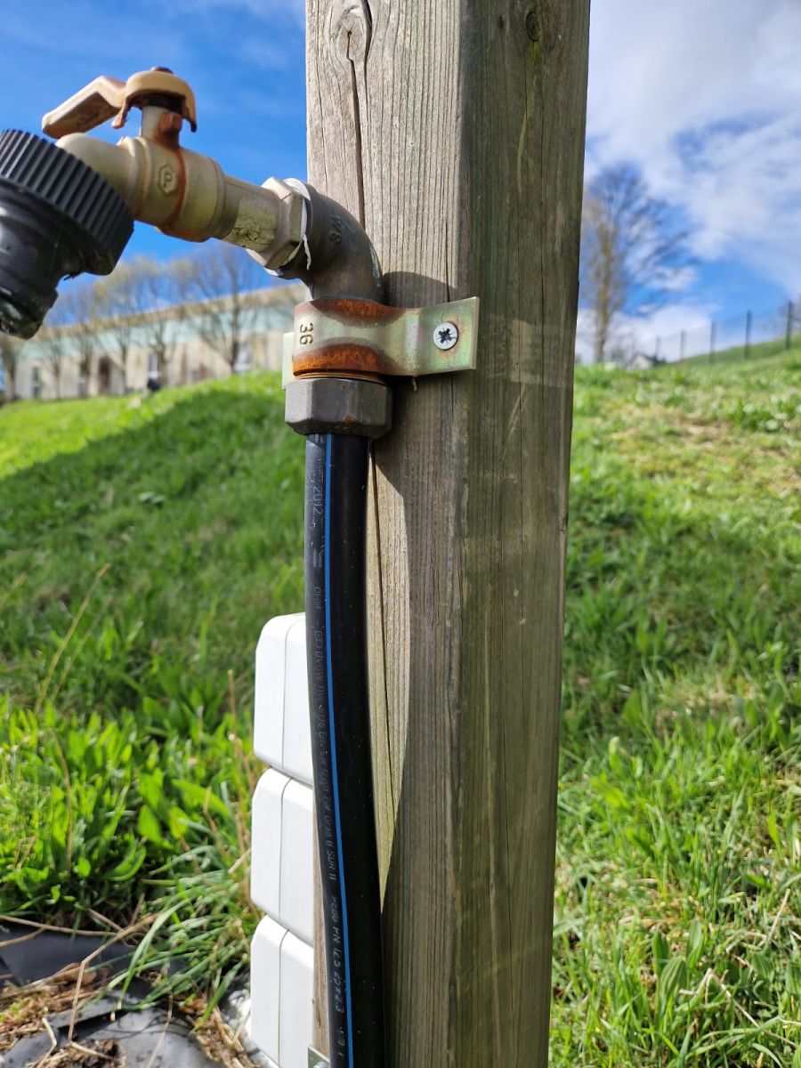 Ideal zum Anlegen einzelner Wasserentnahmestellen