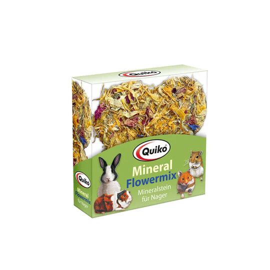 Knabberstein für Nager Mineral Flowermix