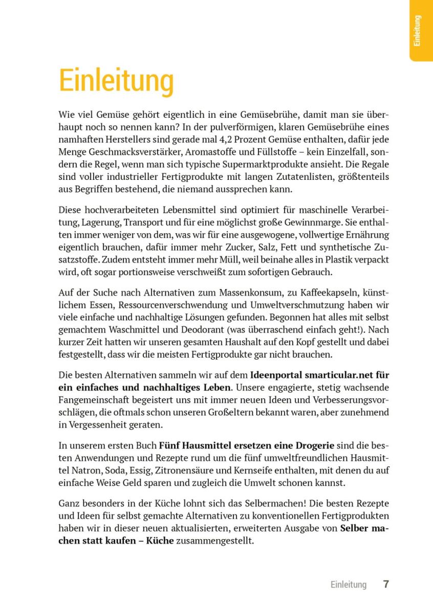 Selber machen - statt kaufen "Küche"