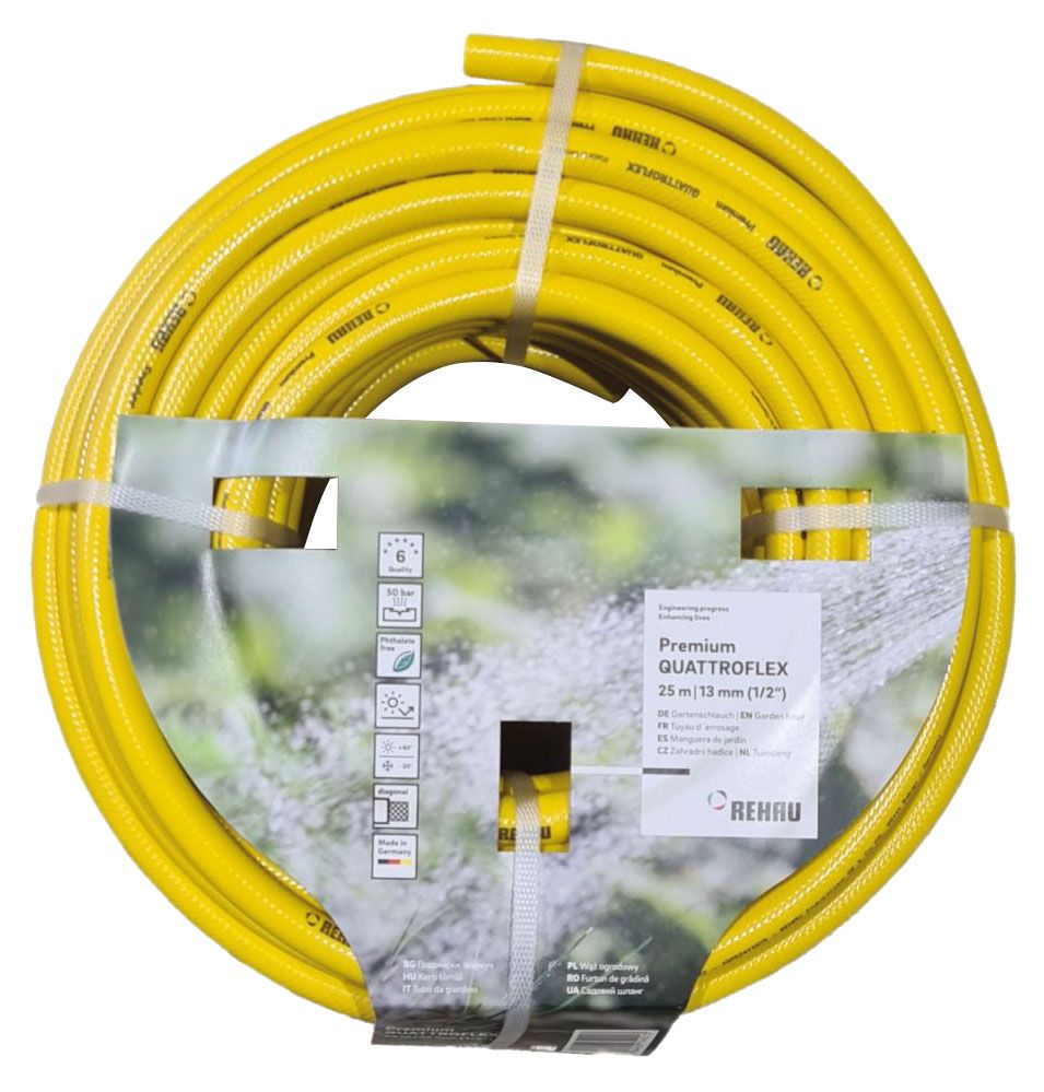 Quattroflex Wasserschlauch 1/2"