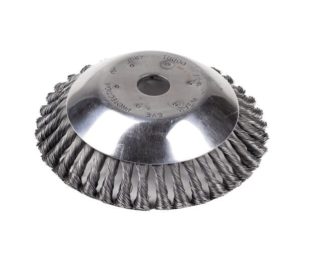 Wildkrautbürste aus Metall