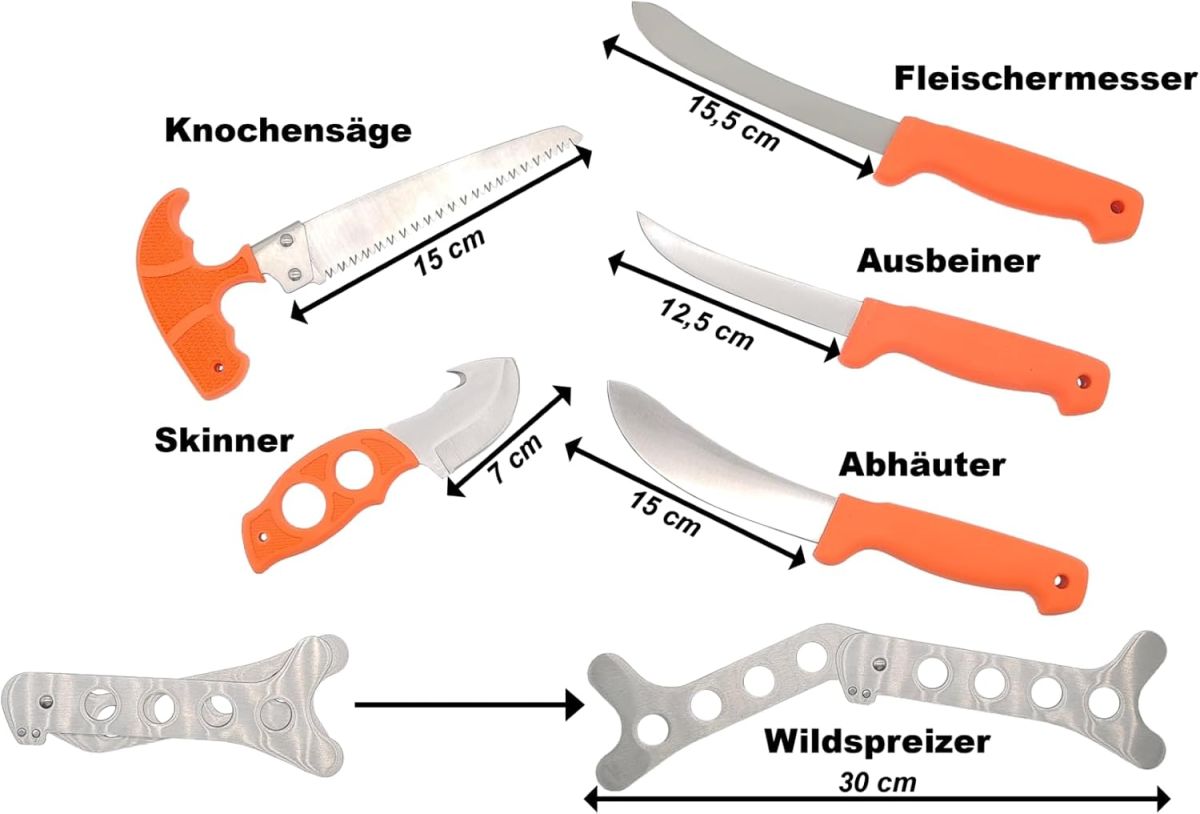 Zerwirkmesserset 7-teilig