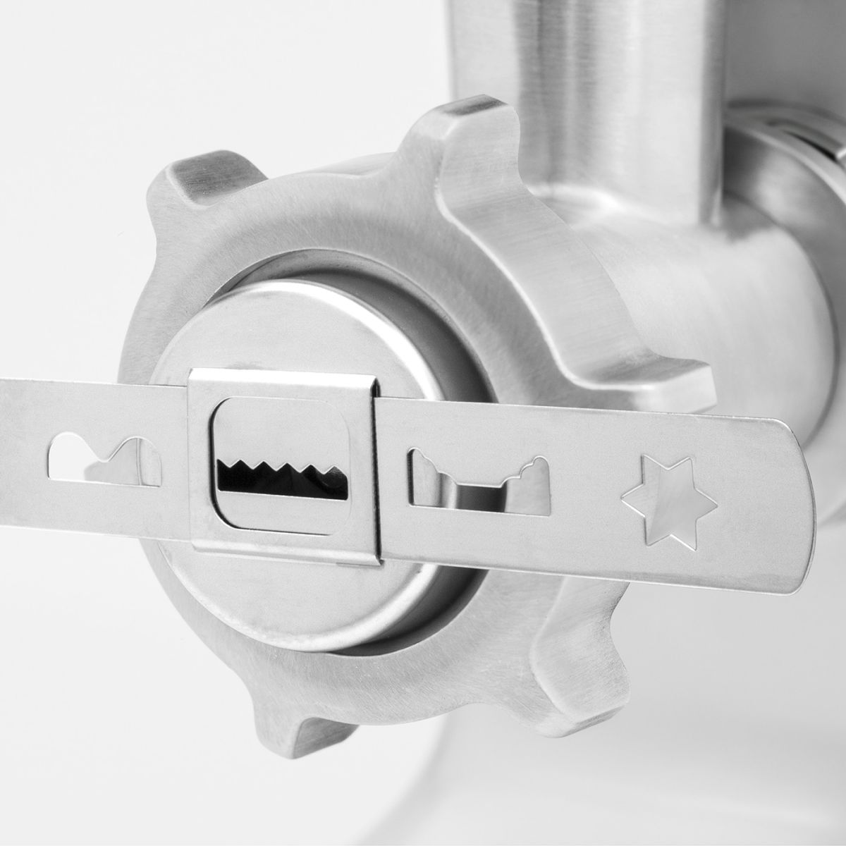 Spritzgebäckaufsatz montiert