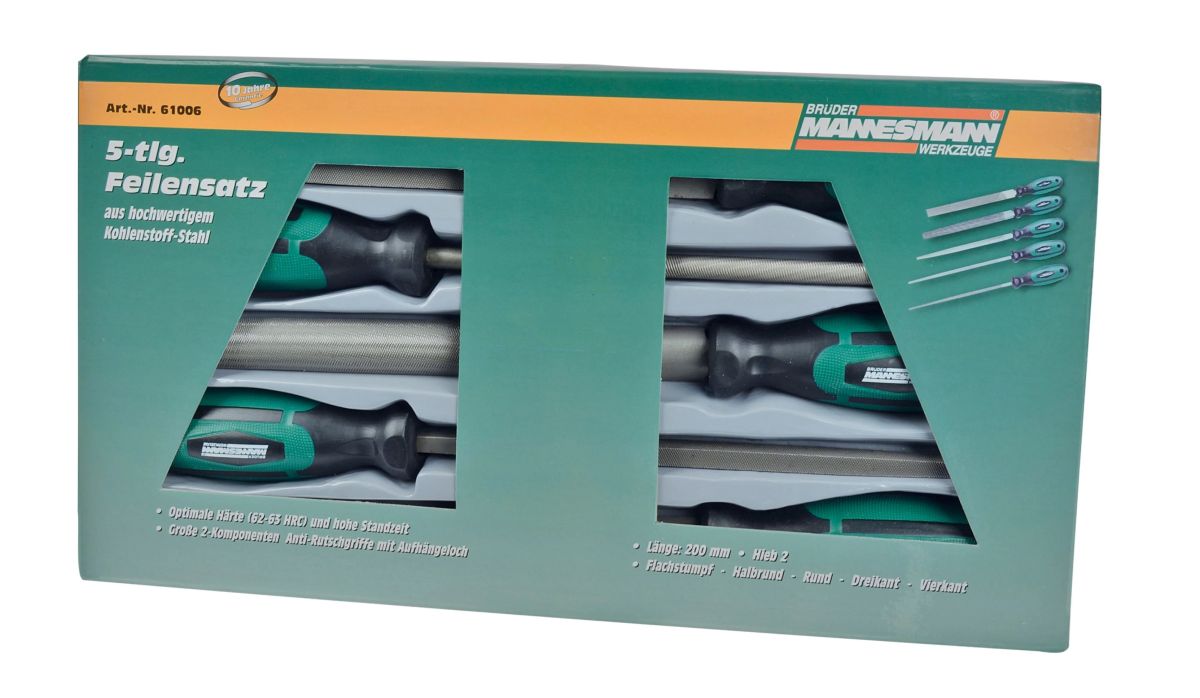 Feilensatz, 5-tlg.