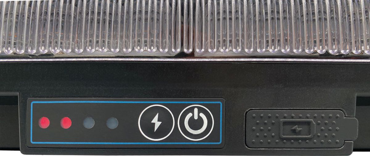 Aufladbar per USB (5V, 2A)