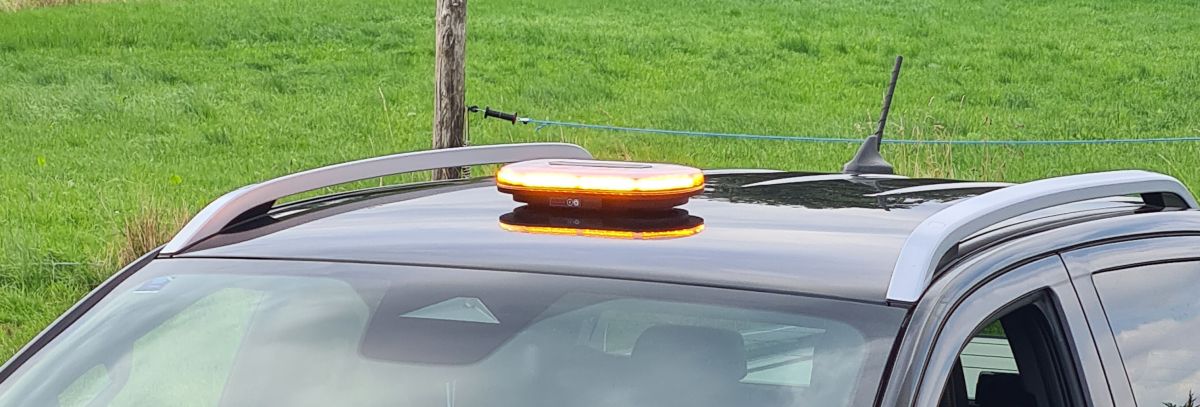 2 gummierte Magnetfüße garantieren sicheren Halt