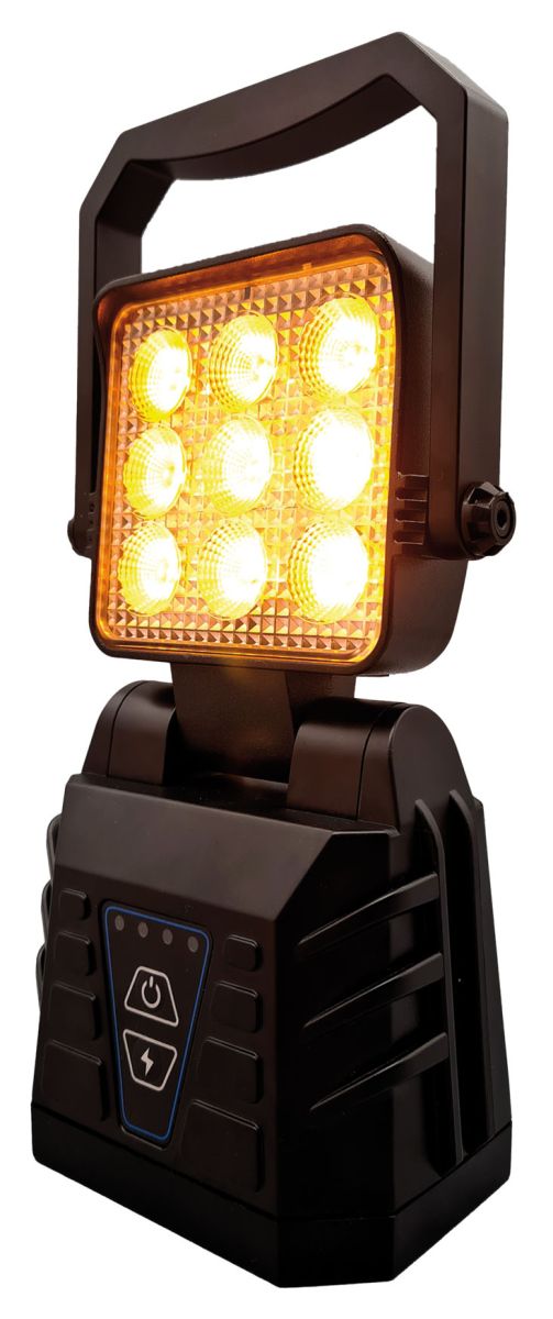 Orangefarbenem Blitzlicht und SOS-Funktion