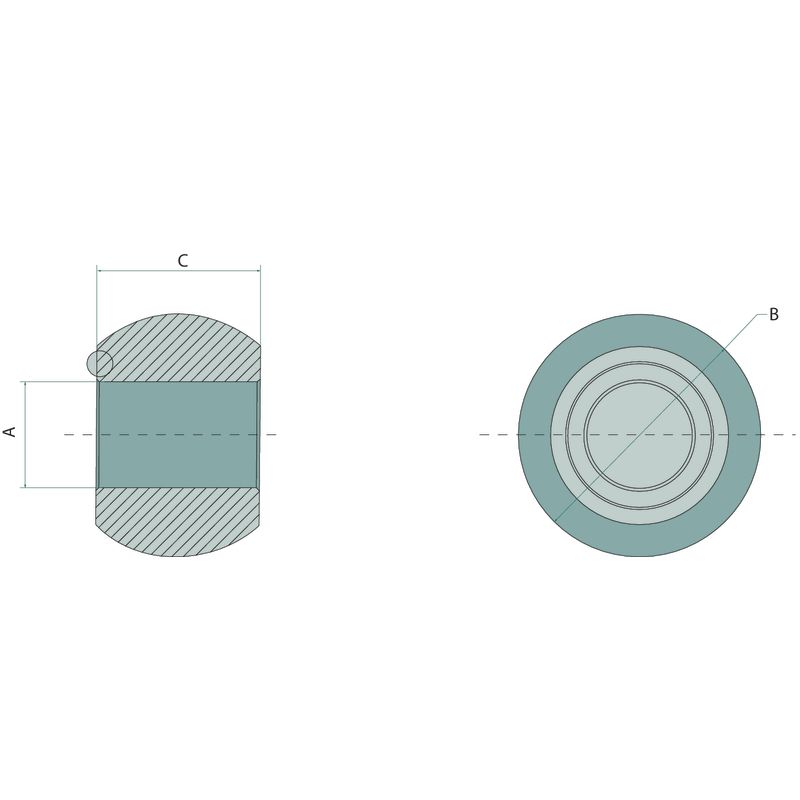 Zeichnung: Unterlenker-Kugel KAT 3-4 HD