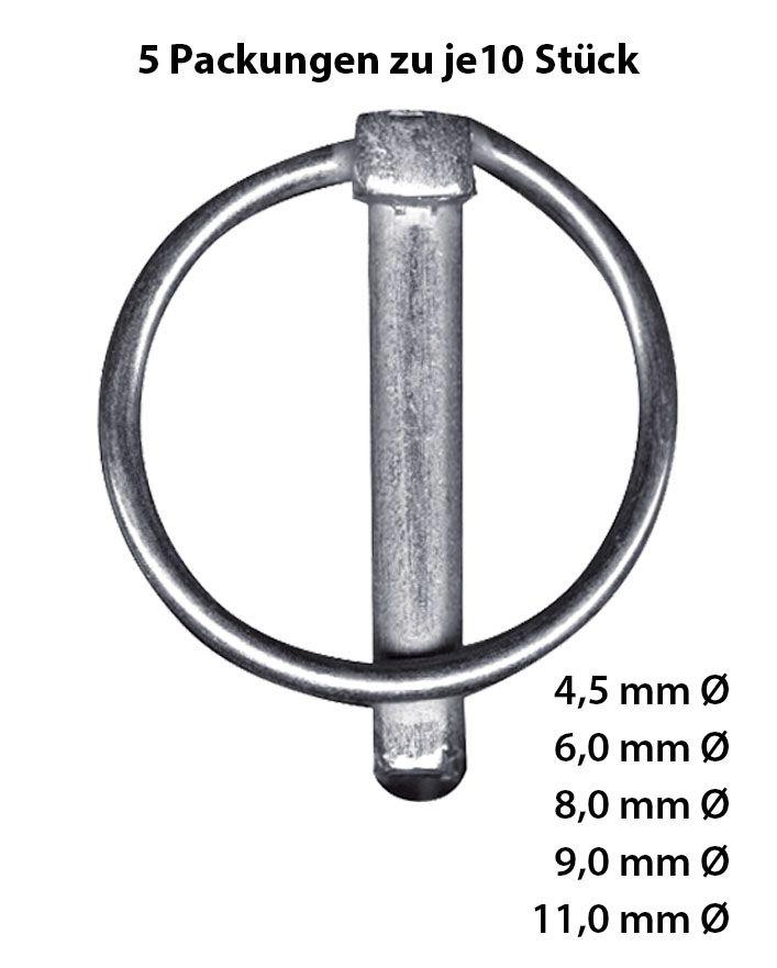 Klappstecker im Spar-Set mit 5 Sorten