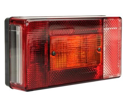 Rückleuchte mit seitlicher Kennzeichenbeleuchtung