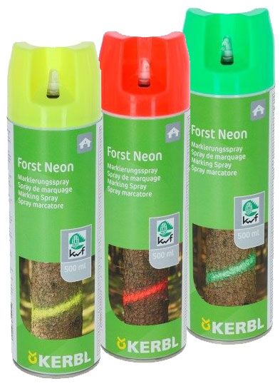 Markierungsspray Forst Neongelb, -rot, und -grün