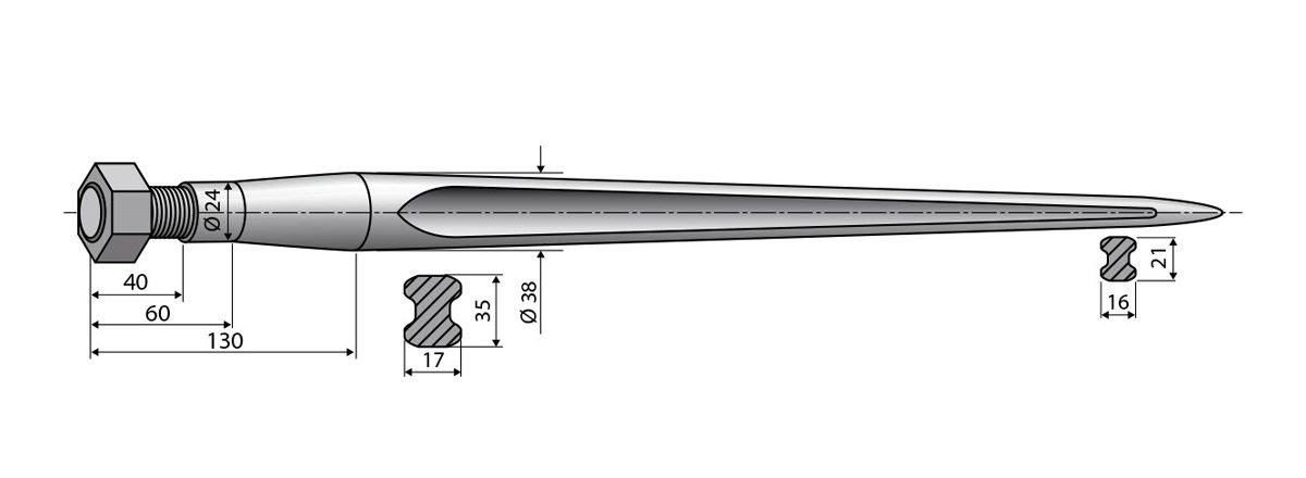 Original BPT / SHW Frontladerzinken