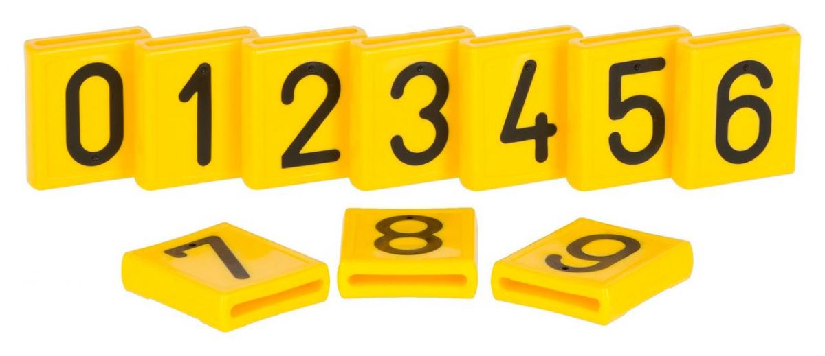 Köchernummern für Halsbandmarkierung