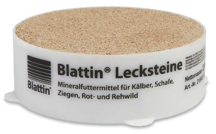 Blattin Leckstein für Schafe, Ziegen und Rehwild