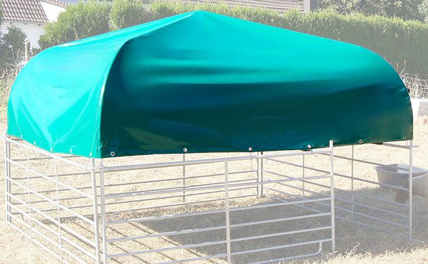 Dachhaube für Weideunterstand