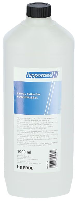1000-ml-Flasche AirOne Flex Kontaktflüssigkeit für Ultraschall-Inhalationsgeräte bei Pferden