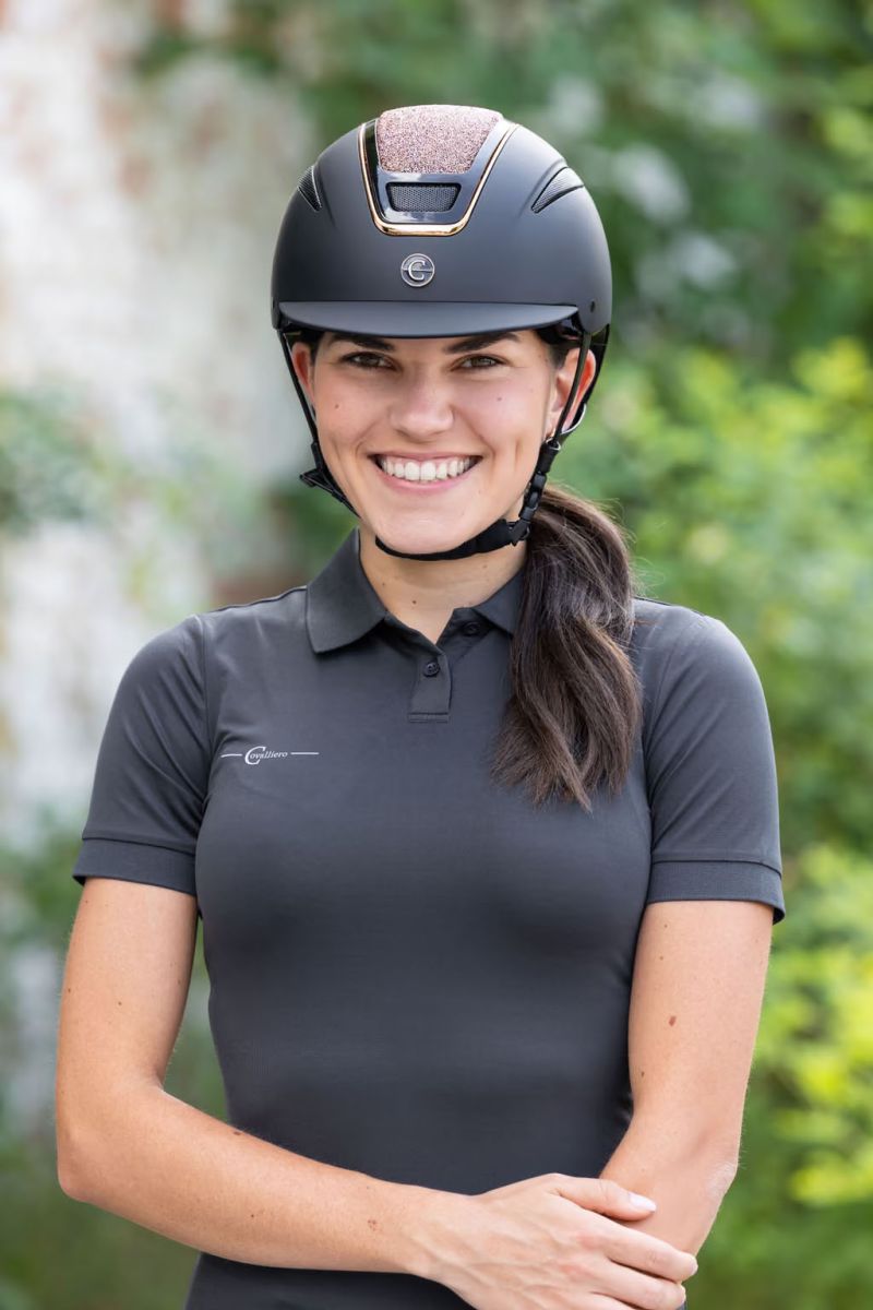 Reithelm Elite roségold Anwendung