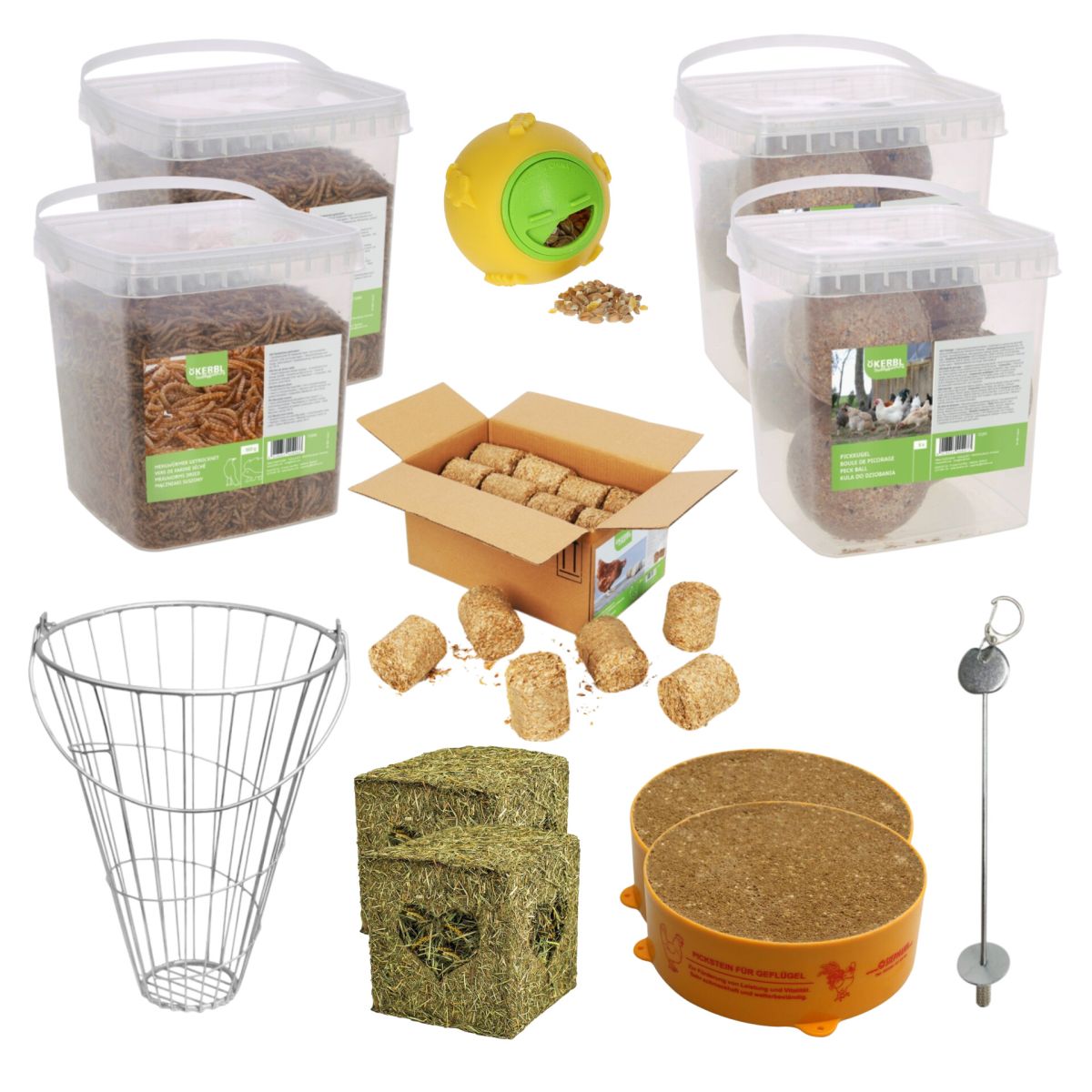 Hühner Beschäftigungs-Set groß
