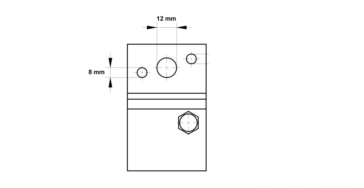 Wandmuffe für Laufschiene Typ 40/400kg