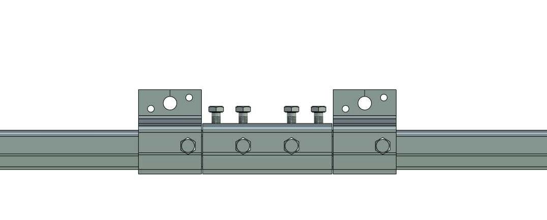 Verbindungsmuffe mit Wandbefestigungsmuffen