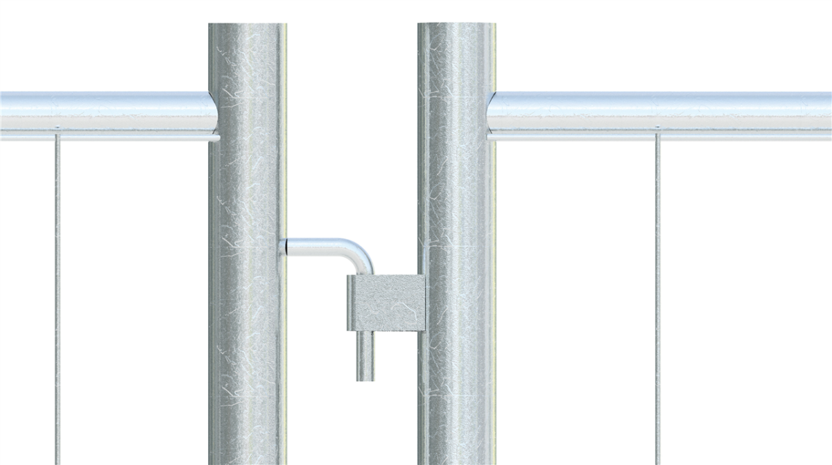 Mobil-Bauzaun feuerverzinkt Typ Profi