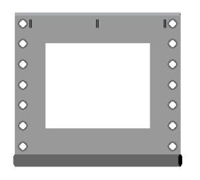 Plane GRAU mit Fenster