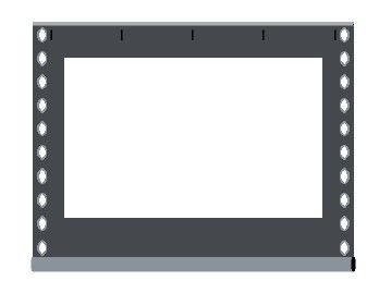 Plane anthrazit mit Fenster