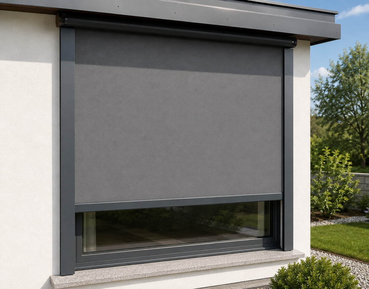 Anwendung Rollvorhang für Fensterbeschattung